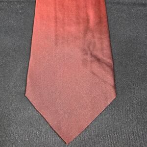 GASPARO Tie Men's Ombre Red Brown Rust Handmade Pure Silk Classic